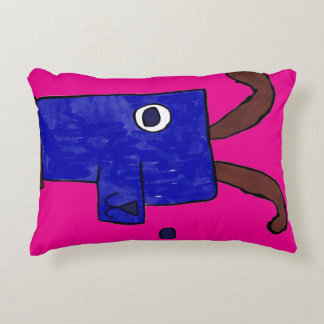 Pink Woof Dog Doodle Pillow Cute