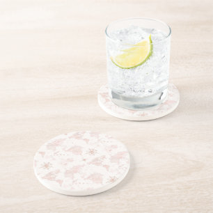 Pink World Map Coaster