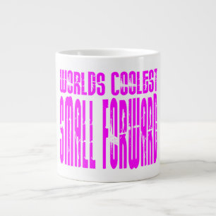 Pink Worlds Coolest Small Forward Large Coffee Mug