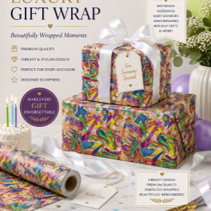 Pink Wrapping Paper Stylish Gift Wrap Roll