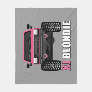 PINK XJ FLEECE BLANKET