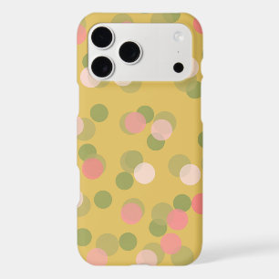 pink yellow and green polka polka-dots