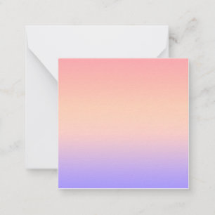 Pink yellow and purple gradient card