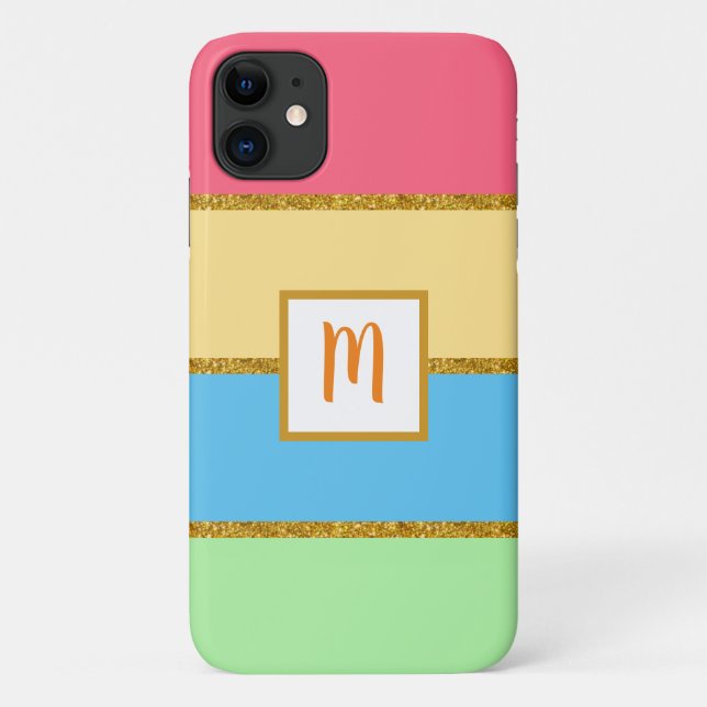 Pink Yellow Blue Green - Colour Combination Case-Mate iPhone Case (Back)