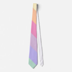Pink Yellow Blue Green Womens Mens Pastel Colours Tie
