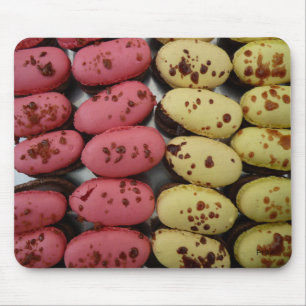 pink & yellow chocolate boats mouse pad