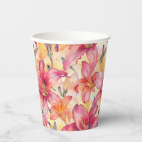 Pink Yellow Daylilies