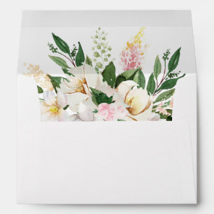 Pink & Yellow Floral 4 Envelope