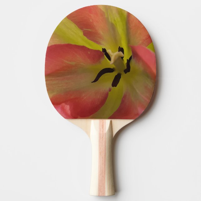 Pink & Yellow Tulip  Ping Pong Paddle (Front)
