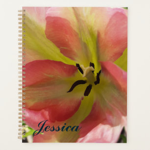 Pink & Yellow Tulip Planner