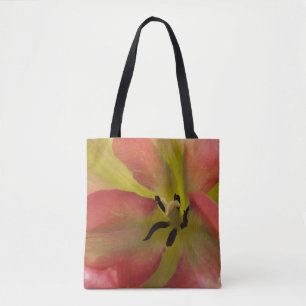 Pink & Yellow Tulip Tote Bag