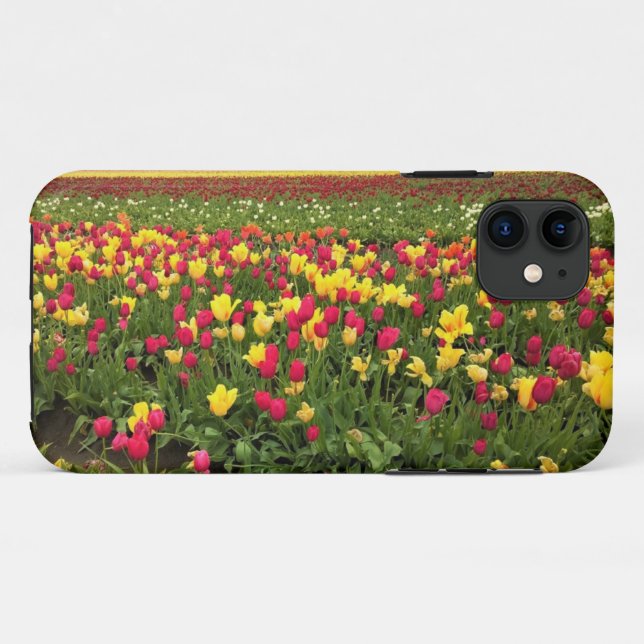 Pink & Yellow Tulips, Oregon Case-Mate iPhone Case (Back (Horizontal))