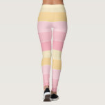 Pink Yellow White Colours Trendy Template Elegant Leggings<br><div class="desc">Pink Yellow White Colours Trendy Template Elegant Modern Leggings.</div>