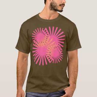 Pink yelow Figure T-Shirt