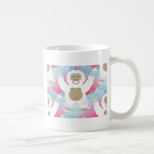 pink yeti coffee mug (Right)