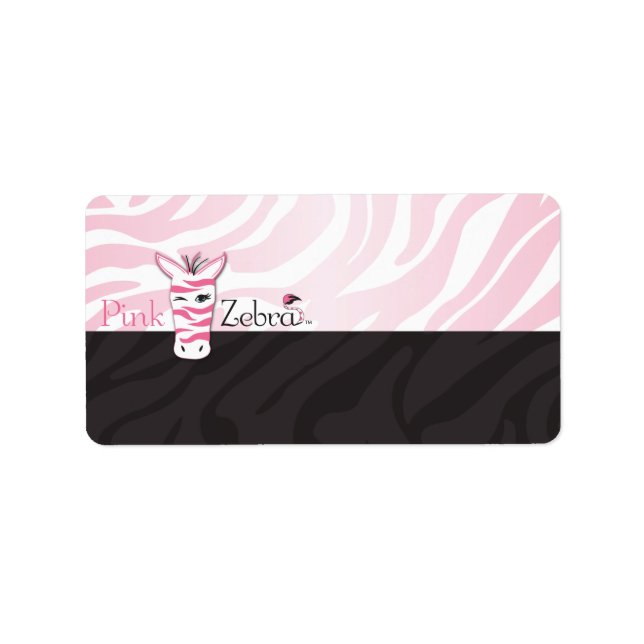 Pink Zebra Blank Label (Front)