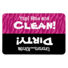 Pink Zebra Clean Dirty Dishwasher X3012