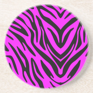 Pink Zebra Coaster
