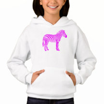 Pink Zebra Kids T-Shirt – Cute Striped Animal Tee