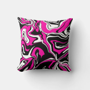 Pink Zebra Melt Cushion