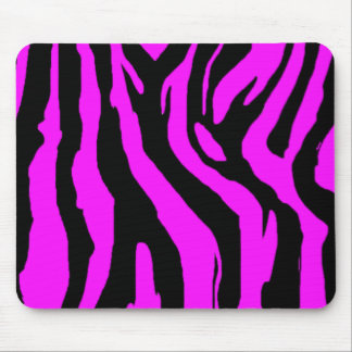 Pink Zebra Mouse Pad