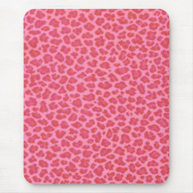 Pink Zebra Mouse Pad (Front)