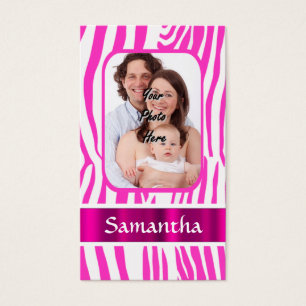Pink zebra print