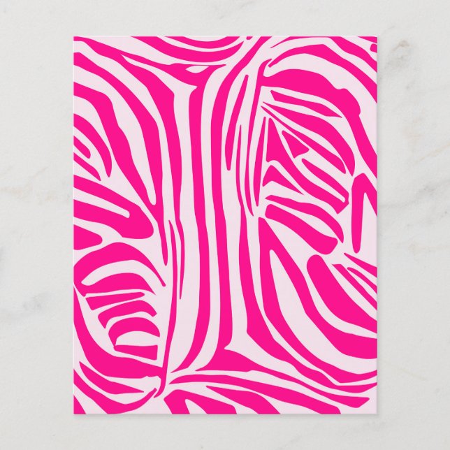 Pink zebra print (Front)
