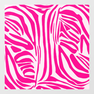 Pink zebra print