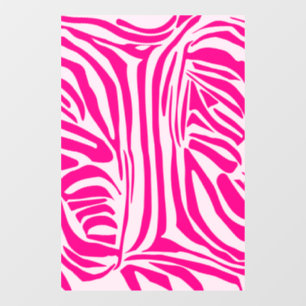 Pink zebra print