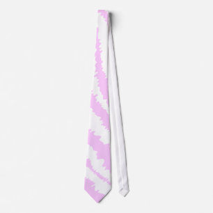 Pink Zebra Print, Animal Pattern. Tie