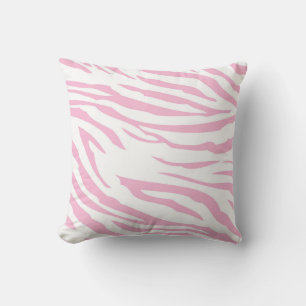 Pink Zebra Print Cushion
