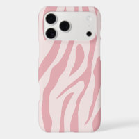 Pink Zebra Print iPhone Case – Trendy Animal Patte