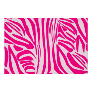 Pink Zebra Print Pattern