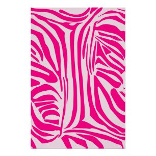 Pink Zebra Print Pattern