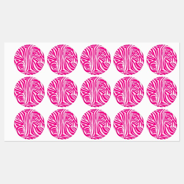 Pink Zebra Print Pattern (Sheet)