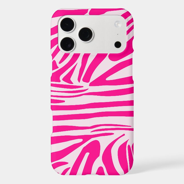 Pink Zebra Print Pattern (Back)