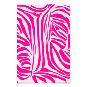 Pink Zebra Print Pattern