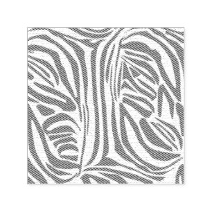 Pink Zebra Print Pattern Self-inking Stamp