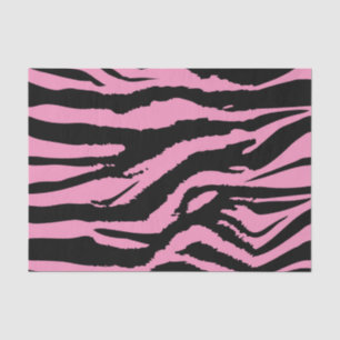 Pink Zebra Print Tissue Paper