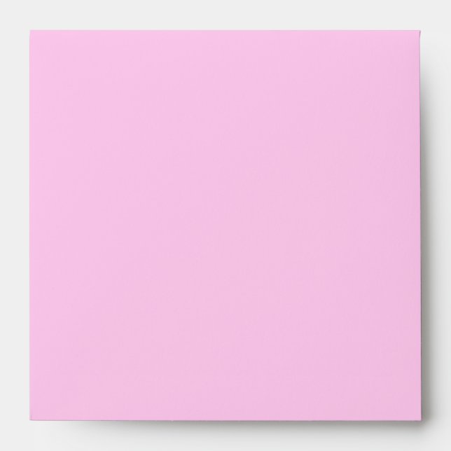 Pink Zebra Square Envelope (Front)