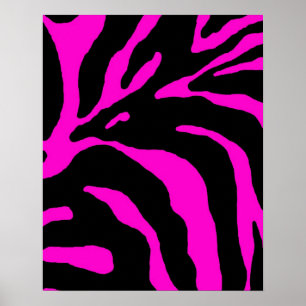 Pink Zebra Stripe Animal Print