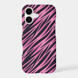 Pink Zebra Stripe Background