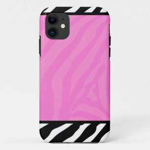 Pink Zebra Stripe Trendy iPhone 5 Case