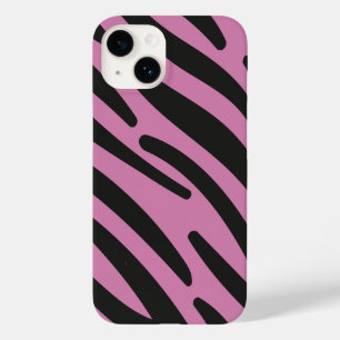 Pink Zebra Striped Case-Mate  Case-Mate iPhone 14 Case