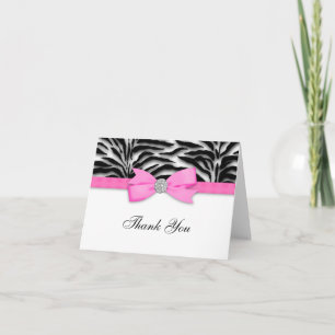 Pink Zebra Thank You Cards