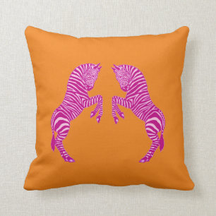 Pink Zebras Cushion