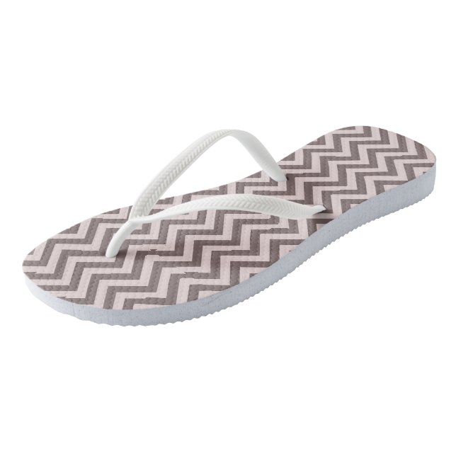 pink ZigZag pattern Thongs (Angled)