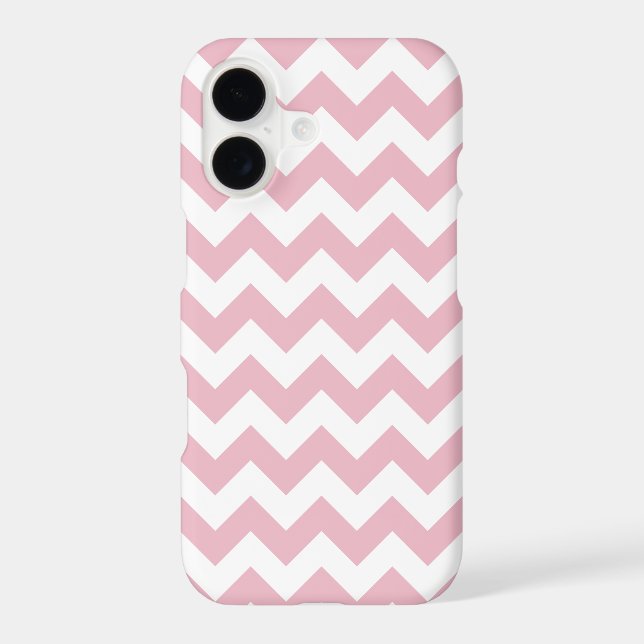 Pink Zigzag, Pink Chevron, Geometric Pattern (Back)