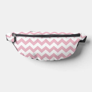 Pink Zigzag, Pink Chevron, Geometric Pattern Bum Bags